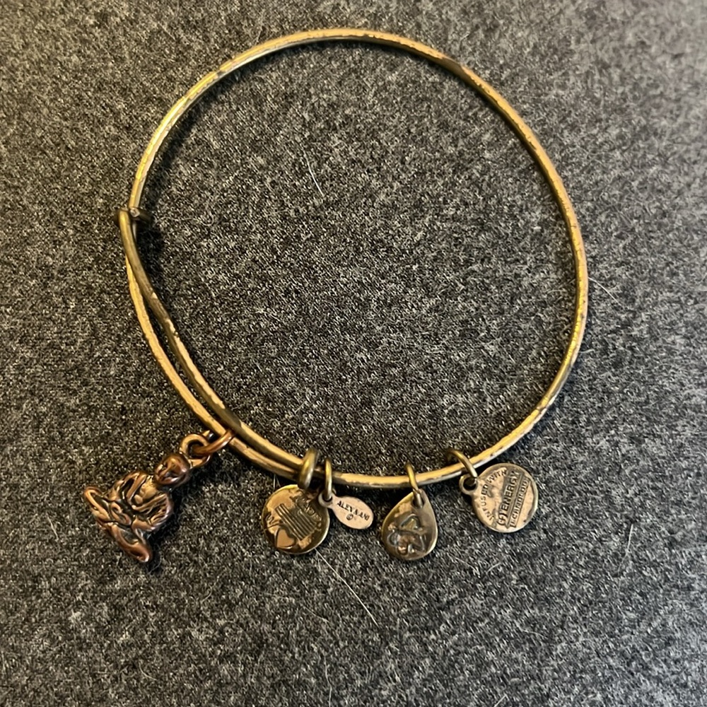 ALEX AND ANI | BUDDHA BANGLE BRACELET | RAFAELIAN GOLD - Picture 6 of 8